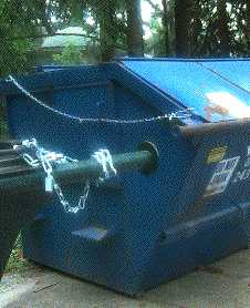 Locked and Secured Dumpsters